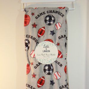Boy's gift, baseball premium blanket